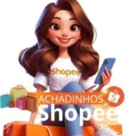 Icone Achei na shopee