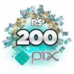 Icone Sorteio pix 200 reais