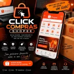 Icone Click compras Shopee/Mercado Livre