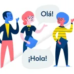 Icone troca de linguas
