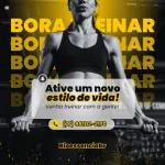 Icone FITHOUSE Bora treinar SOMENTE MULHERES